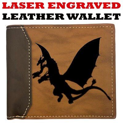 Godzilla King Ghidorah - Godzilla Leather Wallet Bifold Premium Quality NEW-image