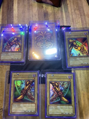 Yugioh Exodia The Forbidden One LOB-120-124 Ultra Rare Original Complete Set-image