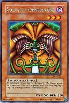Exodia the Forbidden One - DDS-003 - Secret Rare PL Video Game Yugioh Promo-image