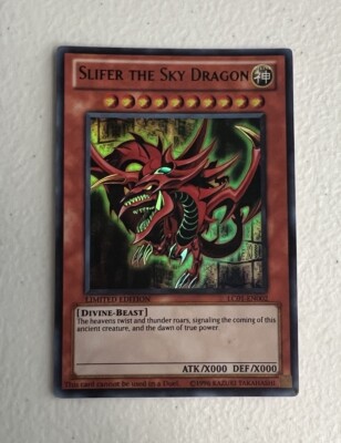 Yugioh Slifer the Sky Dragon LC01-EN002 Ultra Rare 25th Anniversary NM -image