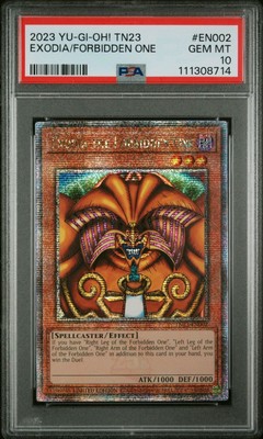 Yu-Gi-Oh! TCG–PSA 10, 2023 Exodia the Forbidden One, Quarter Century Secret Rare-image