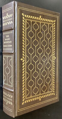 The Magic Mountain by Thomas Mann 1981, Leather Bound Franklin Library Hardcover-image