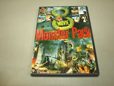 8-Movie Monster Pack  w/ Godzilla Vs. Biollante  (2 DVD SET) RARE-image