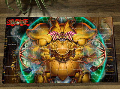 YuGiOh Exodia the Forbidden One Playmat TCG CCG Trading Card Game Mat Mouse Pad-image