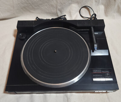 Vintage Fisher MT-730 Linear Tracking Turntable For Parts or Repair-image