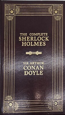 The Complete Sherlock Holmes Sir Arthur Conan Doyle 1992 Barnes & Noble Leather-image