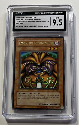 Yu-Gi-Oh! Exodia the Forbidden One LOB-124 Ultra Rare, CGC 9.5-image