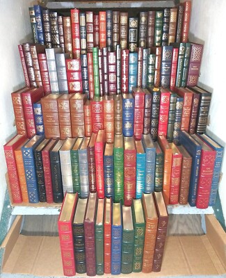 EASTON PRESS 100 Greatest Books Ever Written COMPLETE SET literature LEATHER EX+-image