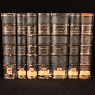 1904-1905 7 Vols Bibliotheca Sanctorum Series Patrum I, III, V, VI Joseph Viz...-image
