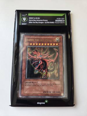 2003 YU-GI-OH! Promo GBI-001 Slifer The Sky Dragon Secret Rare Mint Degree 9.-image
