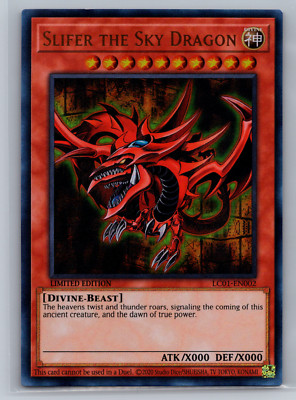 Yu-Gi-Oh! Slifer the Sky Dragon LC01-EN002 Limited Ultra Rare NM 003-image