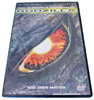 Deluxe Widescreen Vintage 1998 Godzilla Size Does Matter DVD PG-13-image