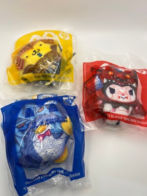 Pompompurin x Exodia, Kuromi x Slifer the Sky Dragon, & Tuxedosam x Obelisk-image