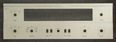 Fisher 400 Tube Receiver Part : Faceplate / Face Plate-image