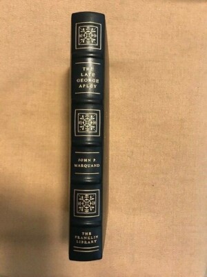 John P. Marquand. The Late George Apley. [Franklin Library/Pulitzer Series]-image