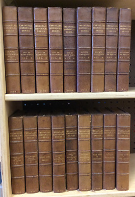 VERSAILLES HISTORICAL SERIES IN 18 VOLUMES -  1899, #62/800, LEATHERBOUND-image