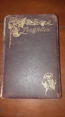 Longfellow's Poems, Leather Bound, 1901 copyright-image