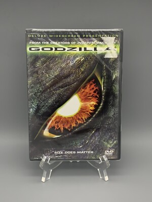 Godzilla (DVD, 1998)- Deluxe Widescreen Presentation and Animated Menus SEALED!-image