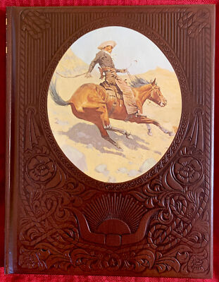 Time Life Old West Series The Cowboys Hardcover Embossed Leather-look Mint-image