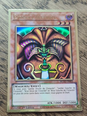 Exodia the Forbidden One●YUGIOH●MGED●PREMIUM GOLD RARE●FRENCH●1st ED●NM #10442-image