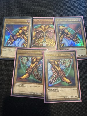 Exodia the Forbidden FULL SET - YGLD Ultra Rare LP Yugioh-image