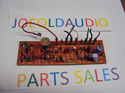  Fisher TX-420 Quad 8 Track Receiver 2+2 Decoder Board. Read More Below. Tested.-image