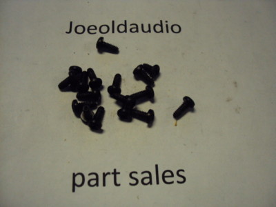 Fisher 220-T Original Metal cover Screws. 17 Pieces. Tested. Parting Out 220-T.-image