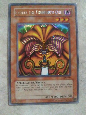 EXODIA THE FORBIDDEN ONE - DDS-003 - Prismatic Secret Rare YuGiOh Promo Card-image