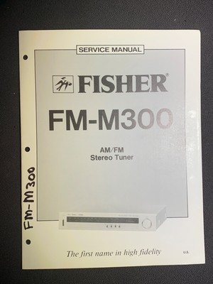 Fisher FM-M300 Service AM/FM Stereo Tuner Original-image