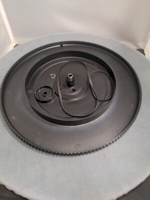 Parts ONLY - Turntable + Belt + 45 Adapter + Clip for Fisher MC-625 -image