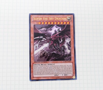 Limited Edition TCG YuGiOh Slifer The Sky Dragon JUMP-EN061 NM-image