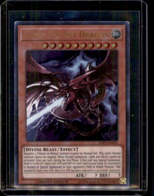 JMPS- EN005 Slifer The Sky Dragon Ultra Rare JUMP Yugioh Card Ltd Edition Promo-image