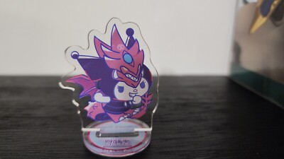 Yugioh Duel Monsters x Sanrio Acrylic Stand Slifer the Sky Dragon Kuromi New-image