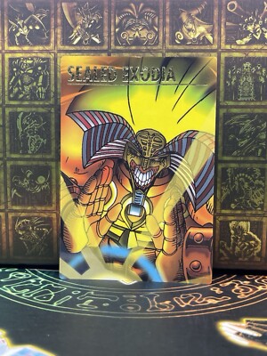 yugioh  Exodia the Forbidden One  BANDAI duel scene 2 vintage card 90s 01-image