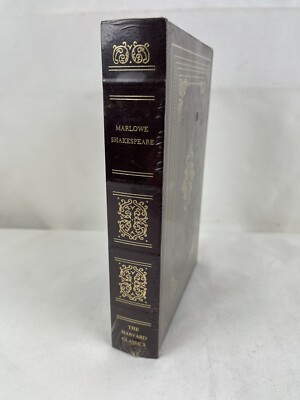 NOS MARLOWE SHAKESPEARE Harvard Classics Faux Leather Book 1980 New Sealed-image