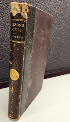 Ralph Waldo Emerson 1892 Transcendental Essays Complete Series Seal Edition-image