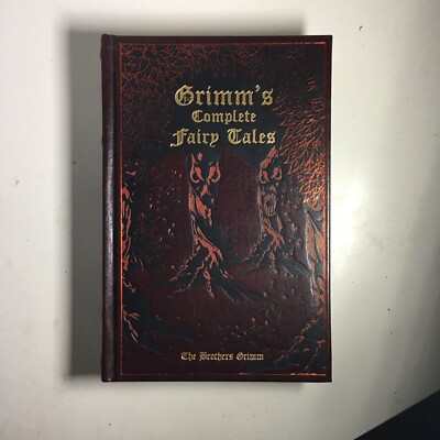 GRIMM'S COMPLETE FAIRY TALES Deluxe Leather Bound Classics by Margaret Hunt NEW-image