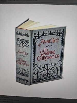 THE VAMPIRE CHRONICLES & INTERVIEW WITH THE VAMPIRE Anne Rice Bonded Leather NEW-image