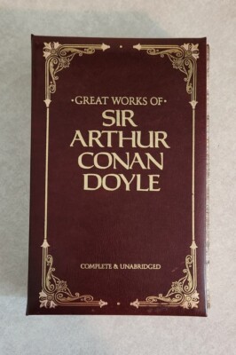 Great Works of Sir Arthur Conan Doyle Chatham River Press 1987 Leathercover Book-image