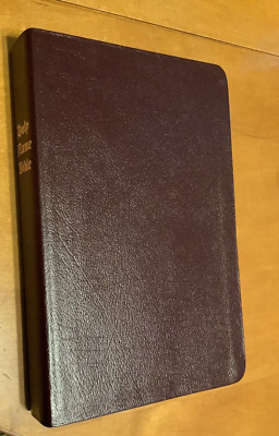 HOLY NAME BIBLE YAHWEH-ELOHIM-YAHSHUA NEW BURGUNDY  BONDED LEATHER (2024)-image