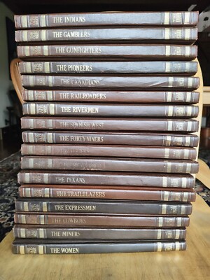 Vintage Time Life Books The Old West Series lot 15 Volumes Illustrated History-image