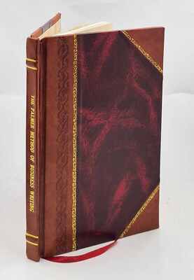 The Palmer Method Of Business Writing A Series Of Self-Teaching [Leather Bound]-image
