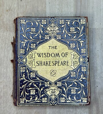 The Wisdom Of Shakespeare 1911 Brentano’s New York Leather Bound -image
