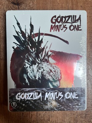 Godzilla Minus One w. Steelbook (4K UHD + Blu-ray, EU Import, Region Free) *NEW*-image