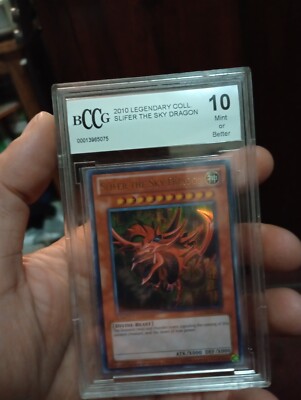 2010 Slifer the Sky Dragon Yu-Gi-Oh Legendary Collection BCCG 10 Mint-image