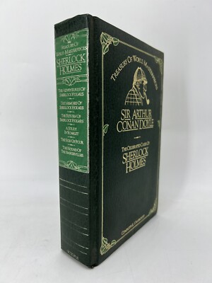 Treasury of World Masterpieces Sir Arthur Conan Doyle Sherlock Holmes Leather Ed-image