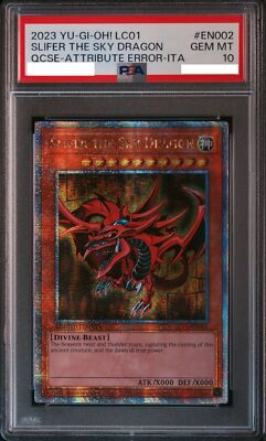 PSA10 Yu-Gi-Oh! EU Slifer the Sky Dragon LC01 25th-image