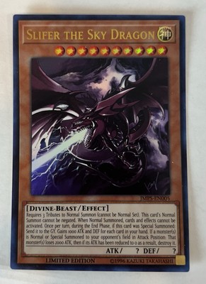 Slifer the Sky Dragon JMPS-EN005 Limited-Edition Shonen Jump Promo YuGiOh VLP/NM-image
