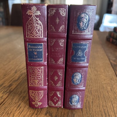 Lot 3 International Classics La Celestina Arcipreste Leather HC Spanish Decor-image