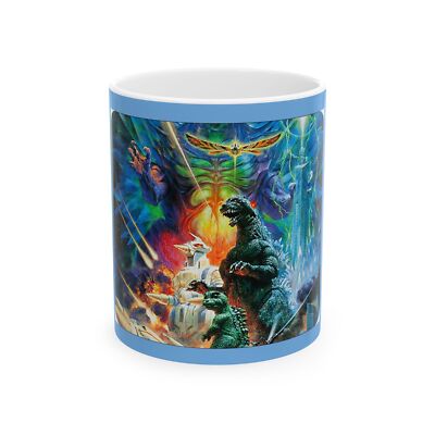Godzilla-Inspired Ceramic Mug, Perfect for Collectors, Gifts, Home Decor, Movie-image